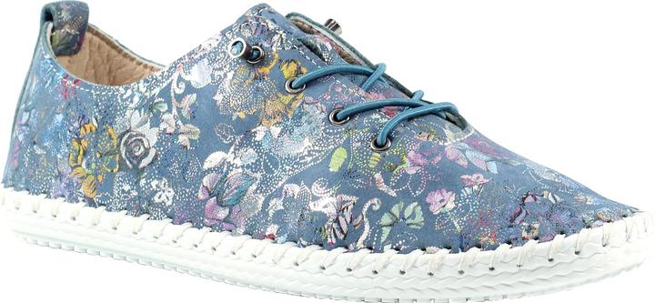 Actual product image Lunar Exbury Floral Leather Canvas Shoes (38)