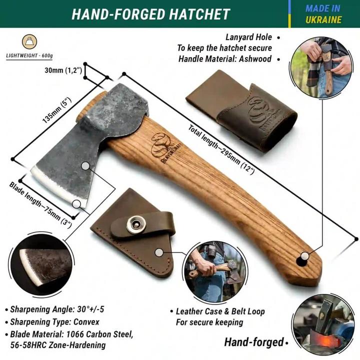 Produktbild Beaver Craft BeaverCraft Compact Wood Hatchet
