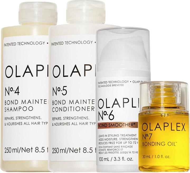 Image du produit Olaplex Set d'entretien professionnel No. 4 + No. 5 + No. 6 + No. 7 (Set soin capillaire)