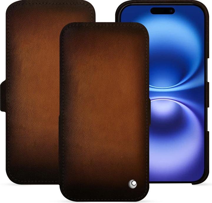Productafbeelding Noreve Lederen omslag horizontaal (Apple iPhone 16)