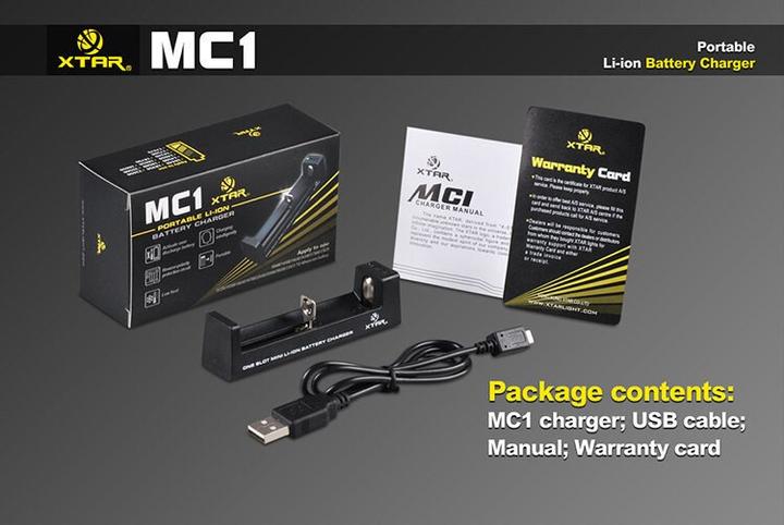 Produktbild Xtar MC1 Ladegerät (1 Stk., Ladegerät inkl. Akku)