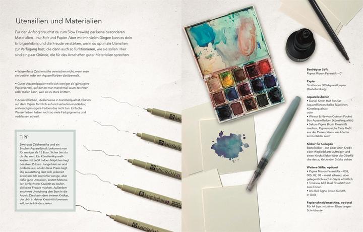 Immagine prodotto Strich für Strich zur kreativen Entspannung mit Slow Drawing (Tedesco, Johanna Hofer da Lobenstein, Amy Maricle, 2023)