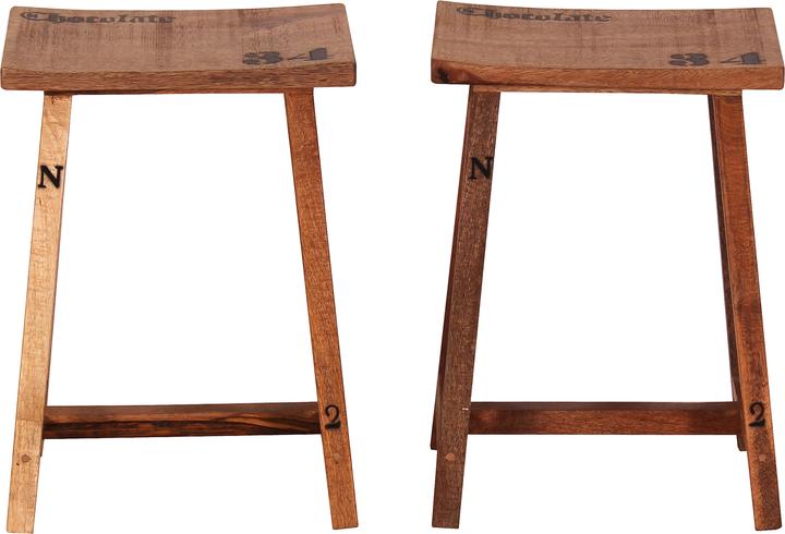 Immagine prodotto SIT Möbel Tavolo pieghevole con 2 sgabelli Natura rustica (60 x 80 x 25 cm)