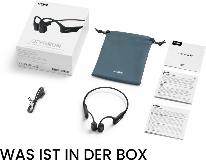 Actual product image Shokz OpenRun USB-C (No noise cancelling, 8 h, Wireless)