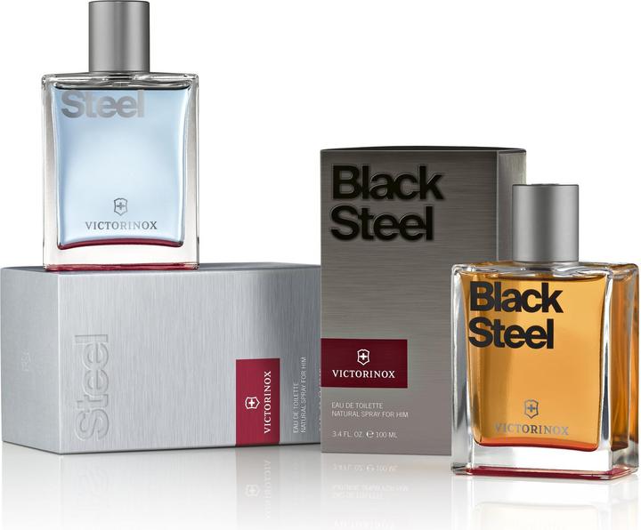 Actual product image Victorinox Black Steel (Eau de toilette, 100 ml)