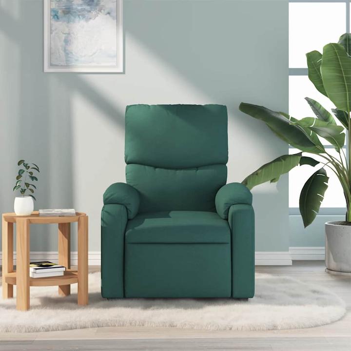 Produktbild VidaXL Massagesessel Dunkelgrün Stoff,Farbe: Dunkelgrün,Material