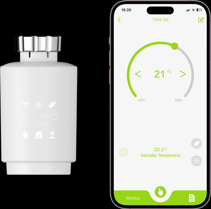 Actual product image Rollei Smart thermostat