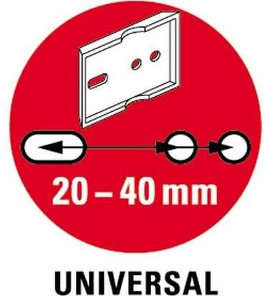 Image du produit Biasca Porte-verre noir mat, double (19 x 10.5 x 9.5 cm)