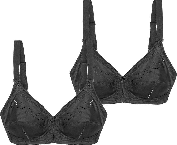 Actual product image Triumph Doreen + Cotton underwired bra (95 B, pack of 2)