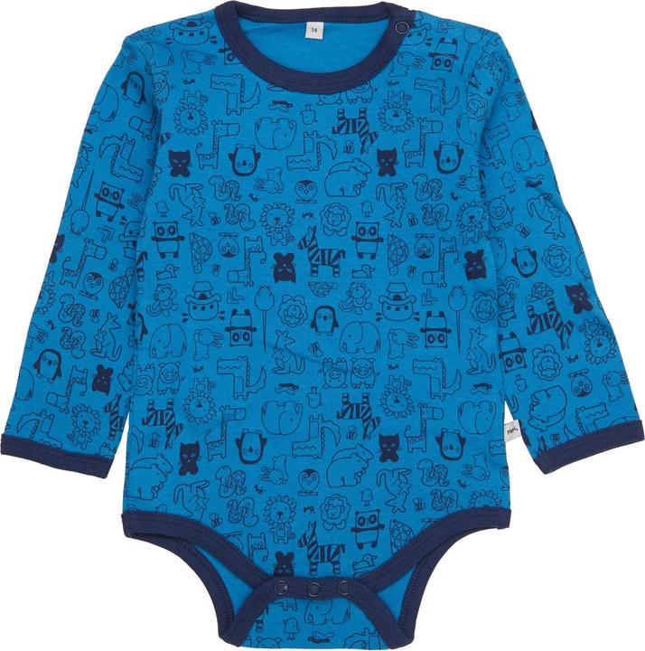 Immagine prodotto Pippi Body a manica lunga Set di 4 pezzi blu Gr. 86 (86)