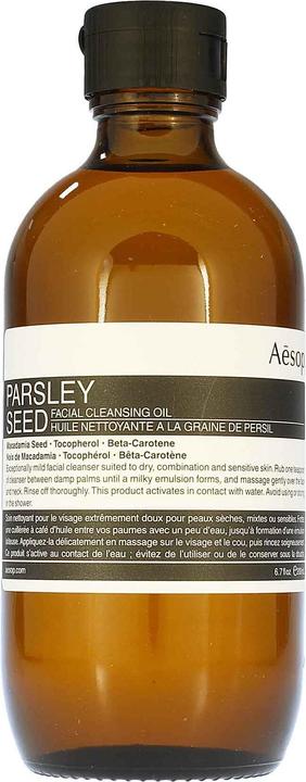 Aesop Parsley Seed Facial Cleansing Oil (Cleaning cloths, 200 ml)