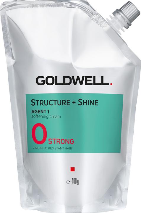 Actual product image Goldwell Structure + Shine Agent 1 Softening Cream (Hair cream, 400 ml)