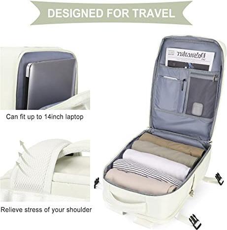 Image du produit Only-Bags.Store Sac de cabine pour EasyJet 45x36x20 Travel Rucksack Ryanair avec port USB Avion Sac à dos