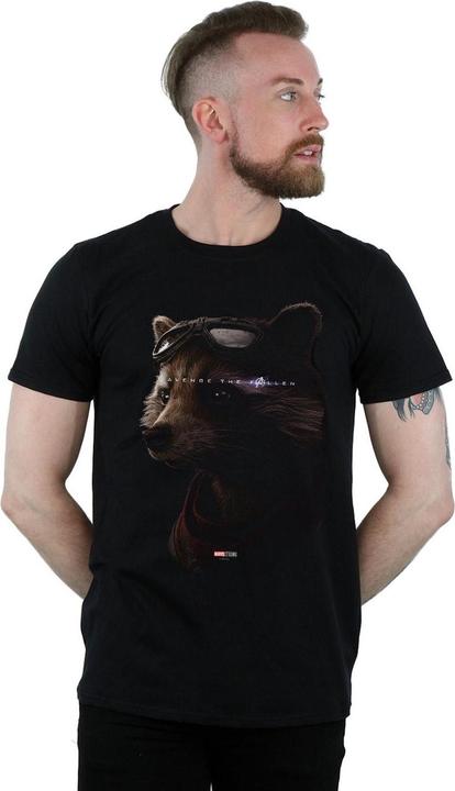 Actual product image Mens Avengers Endgame Avenge The Fallen Rocket T-Shirt (M)