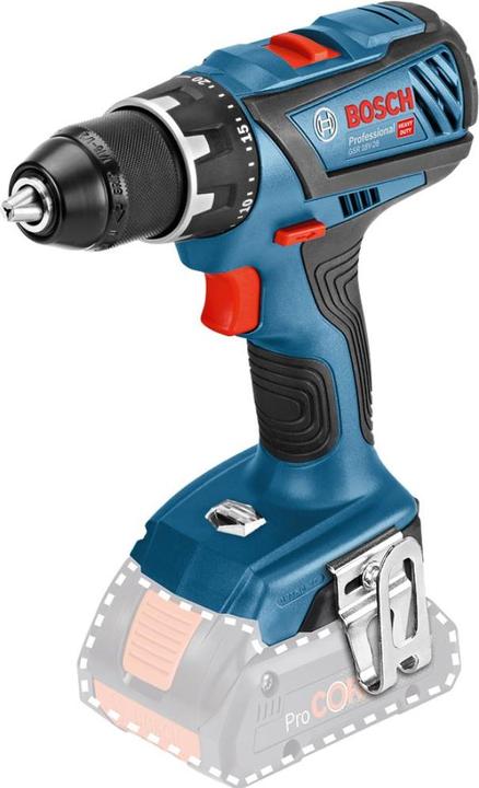 Actual product image Bosch Professional 18V cordless drill driver GSR18V-28 + 9tlg electricianLS set (Rechargeable battery operated)