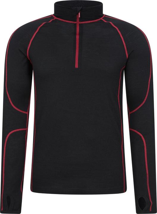 Actual product image Mountain Warehouse Mens Asgard III Merino Wool Thermal Top (4XL)
