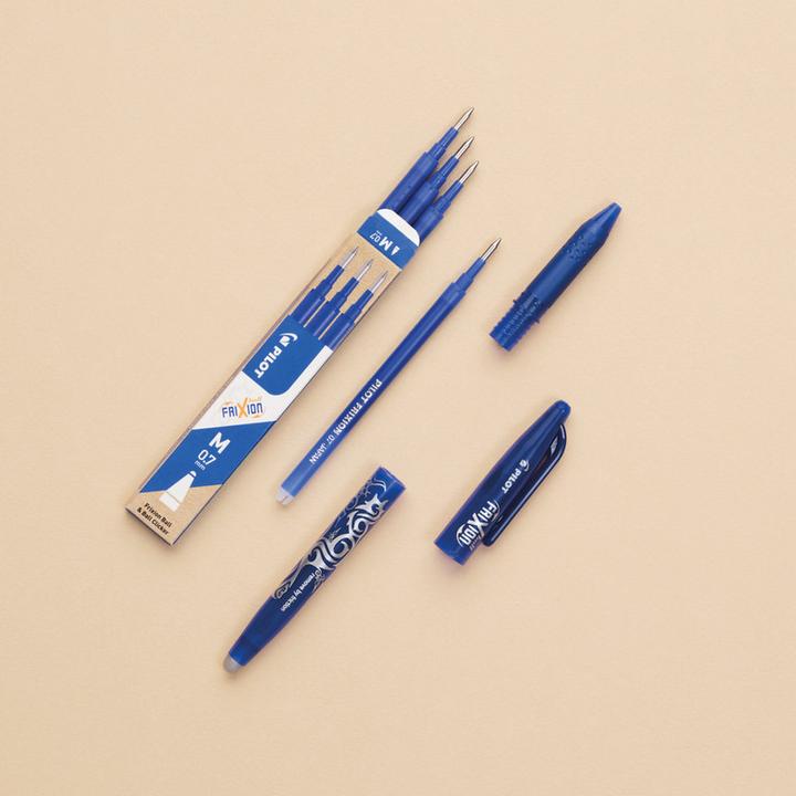 Actual product image Pilot FriXion Refill Set à 3 (Refill, Blue, 0.70 mm)