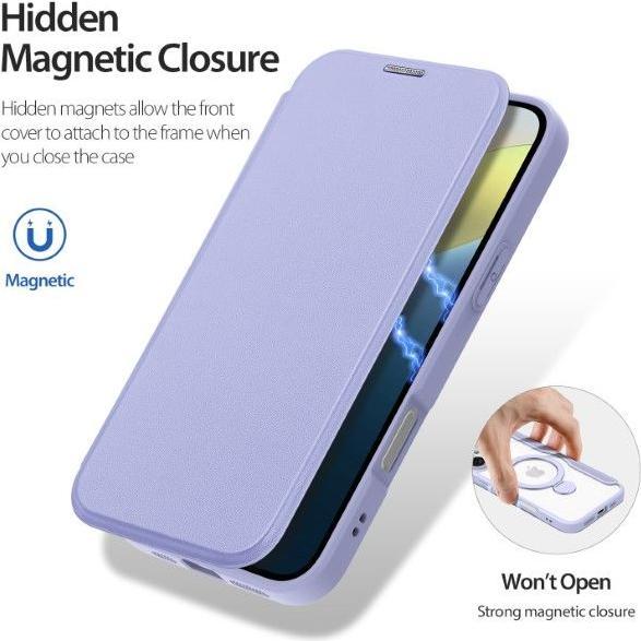 Produktbild Dux Ducis Skin X Pro 360° Ring Stand Series Lederhülle (Apple iPhone 16)