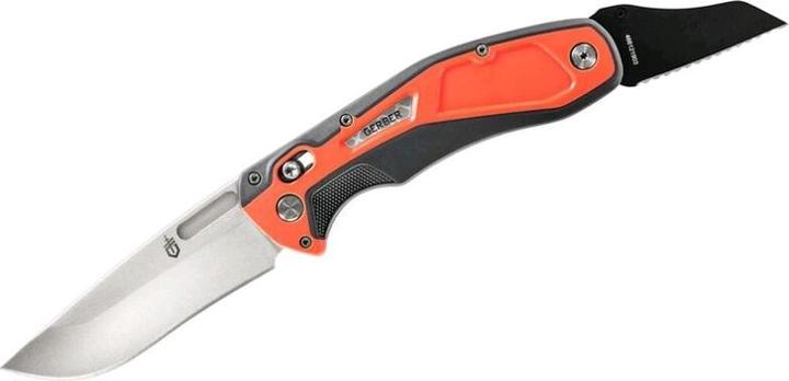 Immagine prodotto Gerber Gear Coltello da caccia Gerber RANDY NEWBERG DTS, 2 lame, acciaio inox 440C e D2, manico in nylon. (9.40 cm)