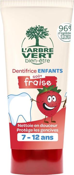 Immagine prodotto L'arbre vert Dentifricio ecologico per bambini al gusto di fragola (50 ml)