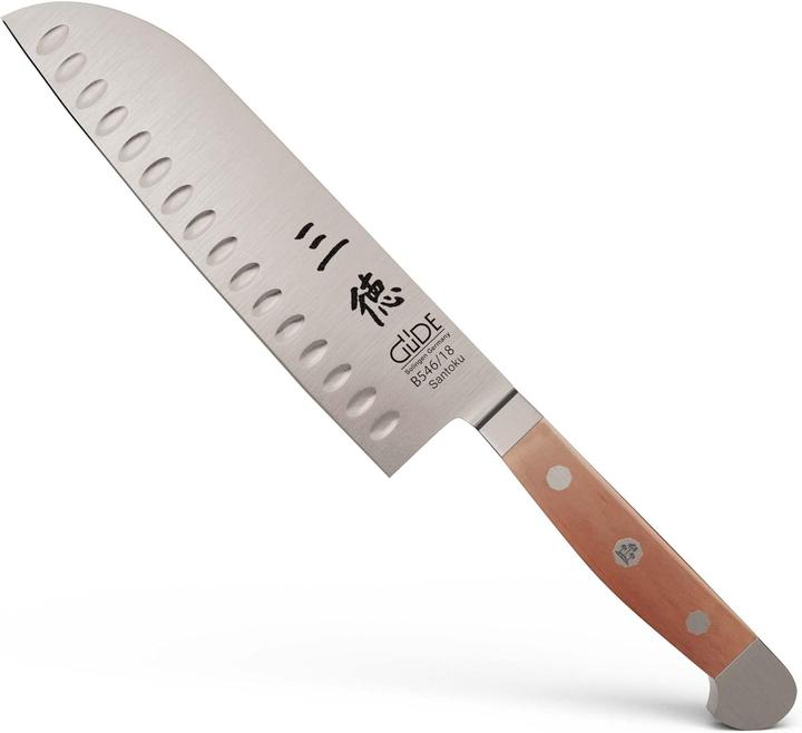 Image du produit Güde Couteau Santoku, Kulle, série Alpha, manche en poirier (18 cm)