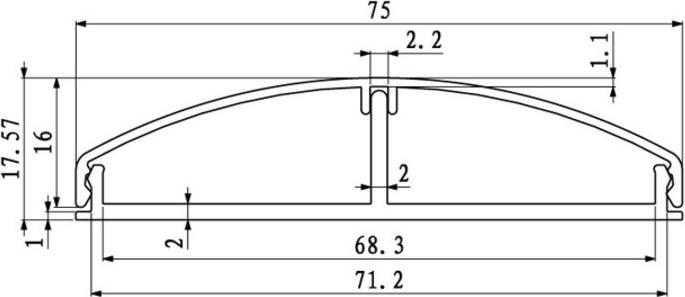 Immagine prodotto Multibrackets Condotti per cavi in alluminio (Tubazione, 110 cm)