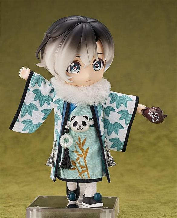 Actual product image Good Smile Company Original Character Nendoroid Doll Action Figure Chinese-Style Panda Mahjong: Laurier 14 cm