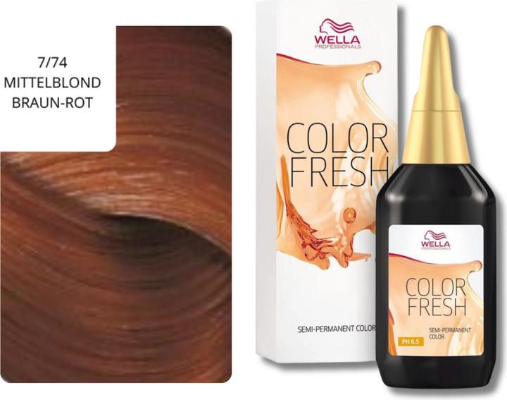 Immagine prodotto Wella Colore fresco (7/74 Biondo medio Marrone-Rosso)