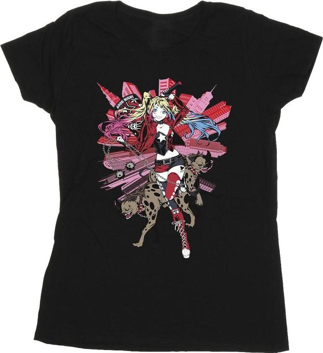Harley Quinn Hyänen TShirt aus Baumwolle