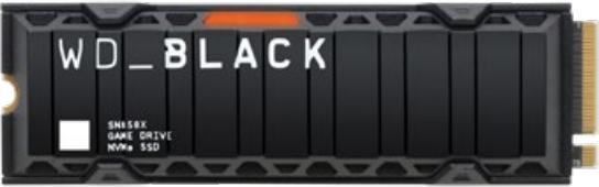 Actual product image WD Black SN850X with Heatsink Retail (2000 GB, M.2 2280)