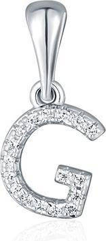 Immagine prodotto JVD - Silver pendant with zircons letter "G" SVLP0948XH2BI0G