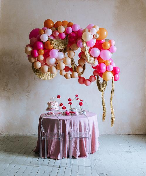 Immagine prodotto Partydeco Catena di palloncini a catena Palloncini decorativi nudi 33cm, 20 pezzi (1 x)