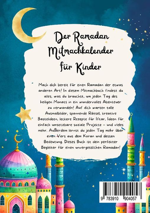 Actual product image The big Ramadan calendar. Black & White Edition (Hardcover, German)