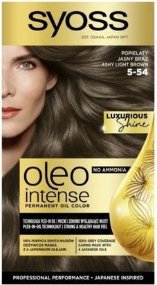 Produktbild Syoss Oleo Intense Permanent Colouring Hair Dye With Oils 5-54h Light Brown (Light Brown)