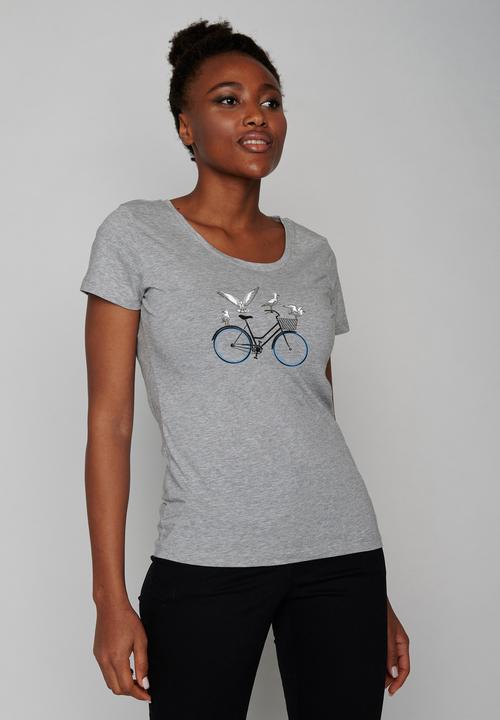Produktbild Greenbomb Women's Bike Seagulls Loves T-Shirt (L)