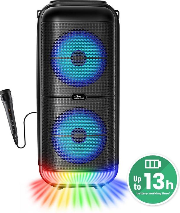 Produktbild Media-Tech Lautsprecher Bt Power Audio Disco Mt3183 (13 h, Batteriebetrieb)