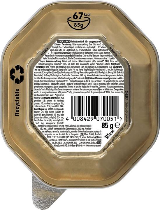 Produktbild Sheba Delikatesse in Gelee (Adult, 1 Stk., 85 g)