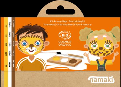 Actual product image Namaki Organic make-up set 3 colours lion & giraffe -