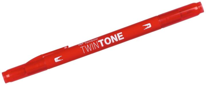 Actual product image Tombow Twintone fiber pen (25, Red, 1 x)