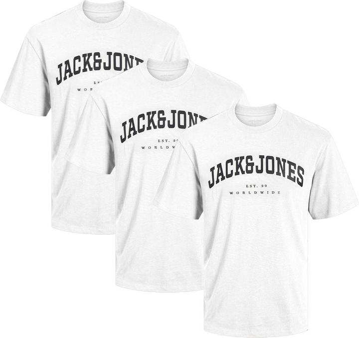Produktbild Jack & Jones 3er Pack Caleb Varsity T-Shirt (XL)
