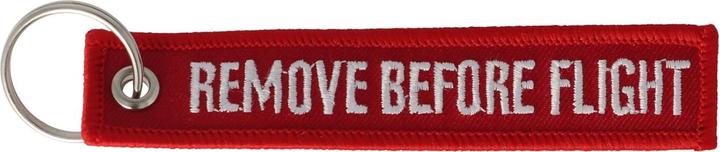 Actual product image AccuCell Pendant with lettering Remove before flight Mini