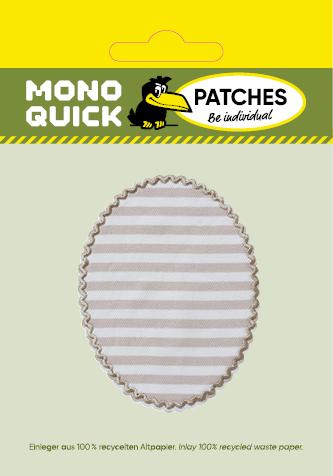 Immagine prodotto Mono Quick Toppe in tessuto 2 pezzi. (2 x)