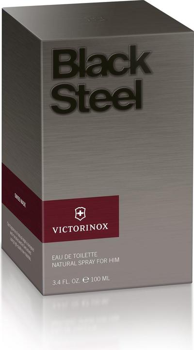 Actual product image Victorinox Black Steel (Eau de toilette, 100 ml)