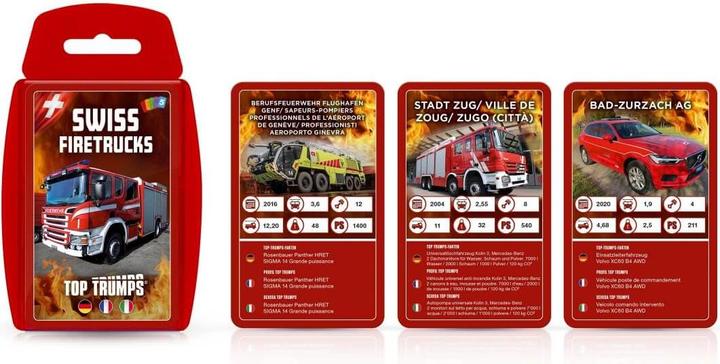 Image du produit Unique Top Trumps Pompiers suisses (Allemand, Français)