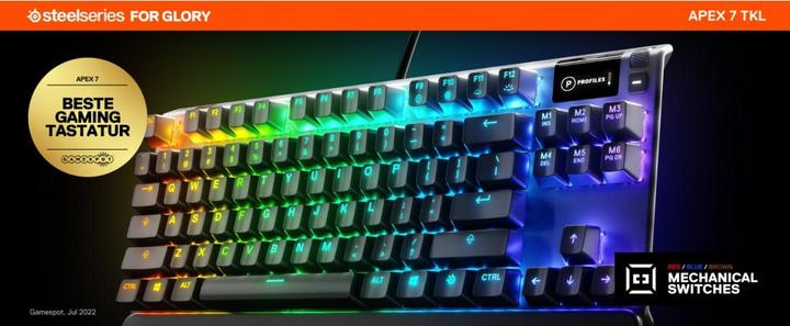 Actual product image SteelSeries Apex 7 TKL (DE, Cable)