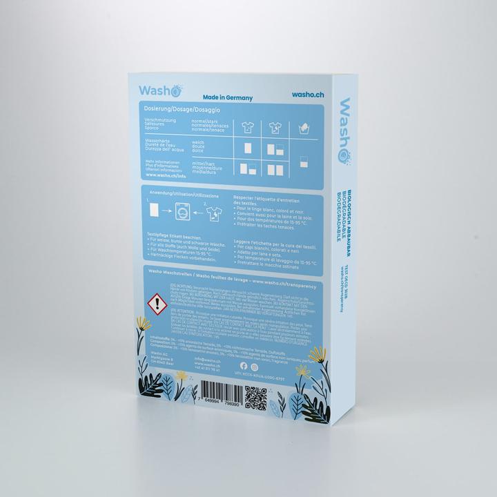 Image du produit Washo Bande de lavage (60 Cycles de lavage, Linge de toilette)
