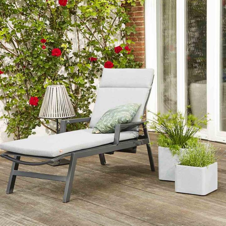 Image du produit Siena Garden Chaise longue à roulettes (70 cm)