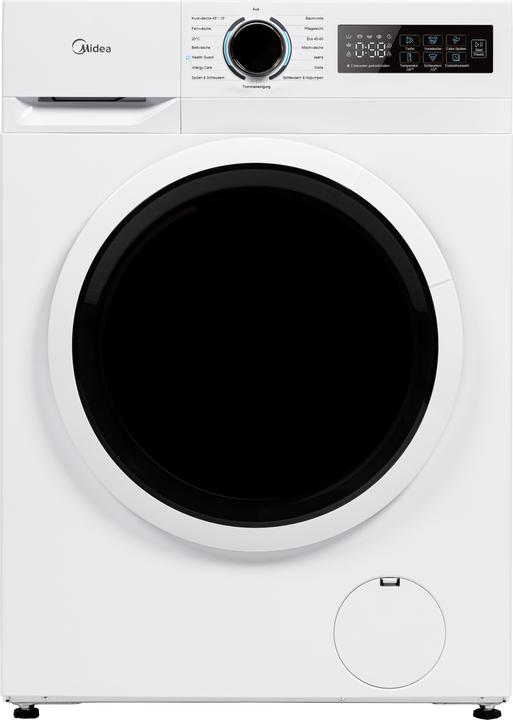 Midea MF110W70B-14A10 Frontlader Waschmaschine, 7kg, 1400 U/min (7 kg, Left)