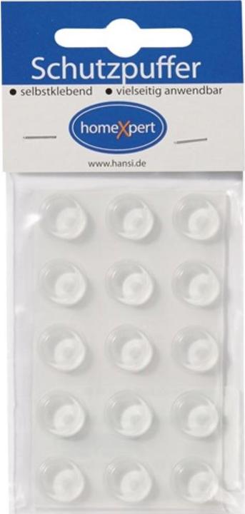 Produktbild Hansi-Siebert Schutzpuffer Clear 14 mm Kunststoff transparent Koni selbstklebend (Anschlagdämpfer, 15 Stück)