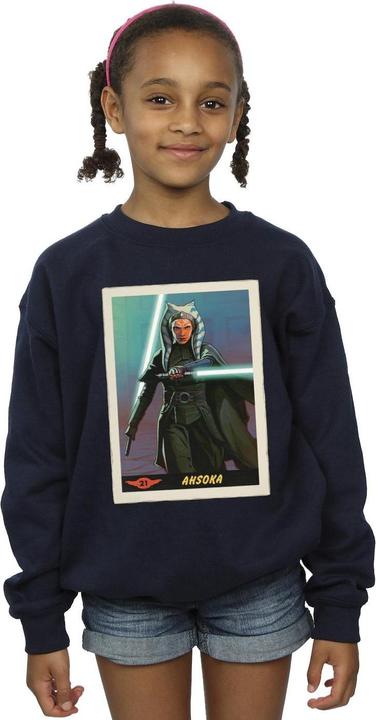 Actual product image Star Wars Girls The Mandalorian Ahsoka Sweatshirt (140, 146)